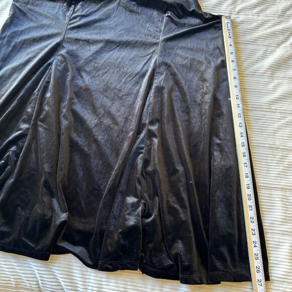 Torrid Black Velvet Lace Trim Trapeze Dress Women’s Plus Size 4 A-Line Spaghetti - Picture 15 of 15